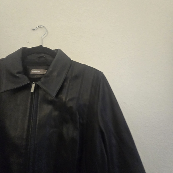 Classic Black Leather Jacket - Picture 2 of 10